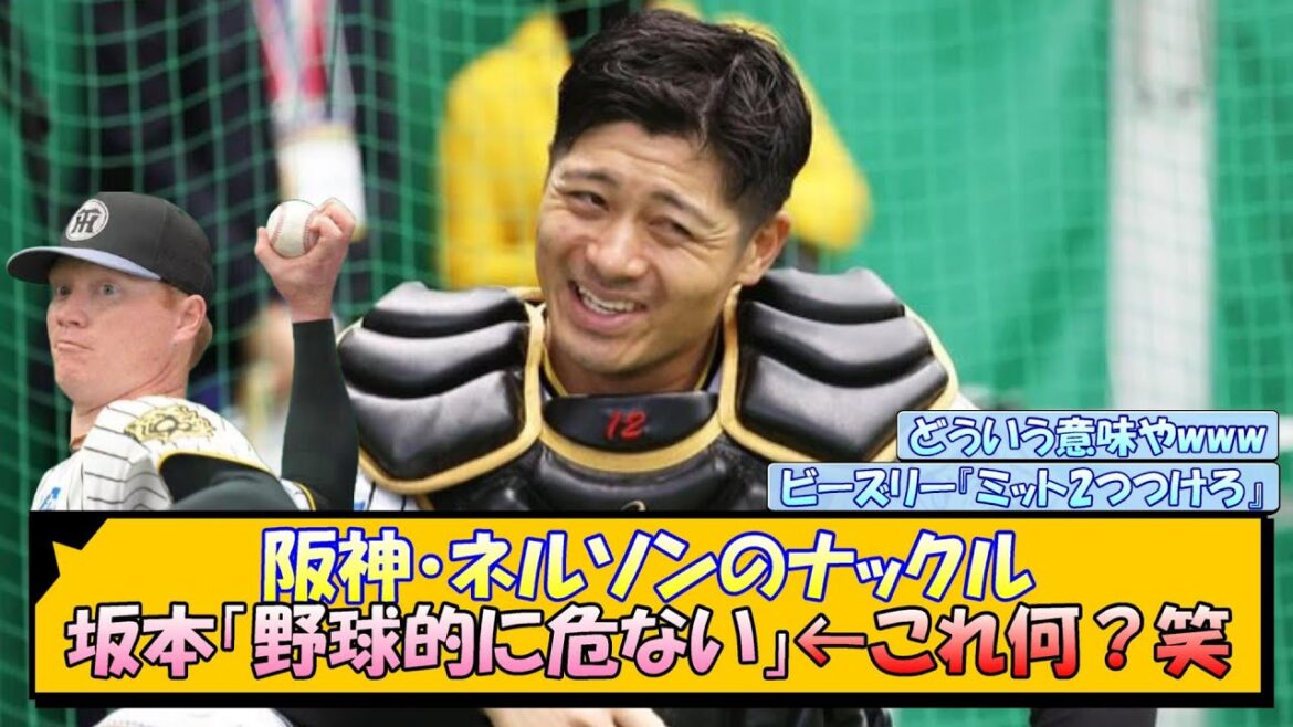 【阪神】ネルソンのナックルに坂本「野球的に危ない」←これ何？笑【なんJ/2ch/5ch/ネット 反応 まとめ/阪神タイガース/藤川球児/坂本誠志郎】