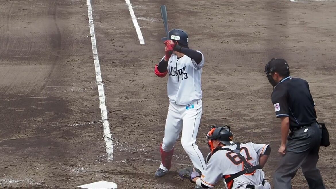 2023.09.02 埼玉西武-読売(ベーマガSTADIUM) 高木渉 打席シーン