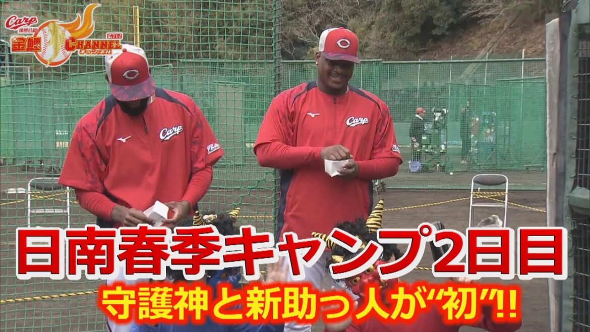 2月2日　日南１軍春季キャンプ２日目【カープ公認】金鯉チャンネル /広テレ！