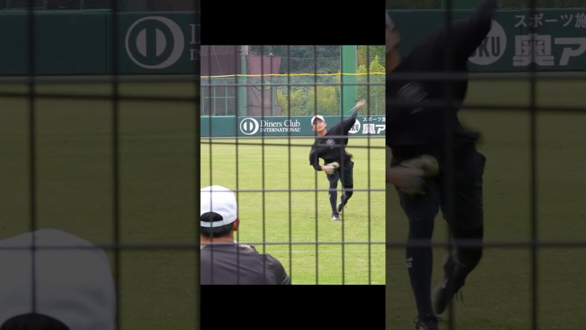 【巨人】横川凱投手と千葉隆広投手のキャッチボール　#shorts #baseball #sports #ジャイアンツ #巨人 #プロ野球