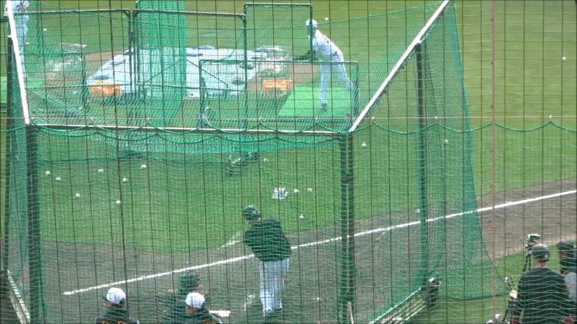 中山礼都・荒巻悠、フリーバッティング（2025.02.03） ～読売ジャイアンツ宮崎春季キャンプ2025～