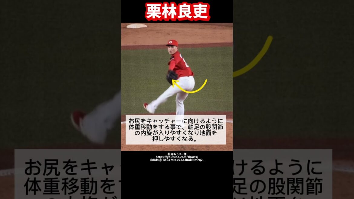 栗林良吏のピッチングフォーム分析