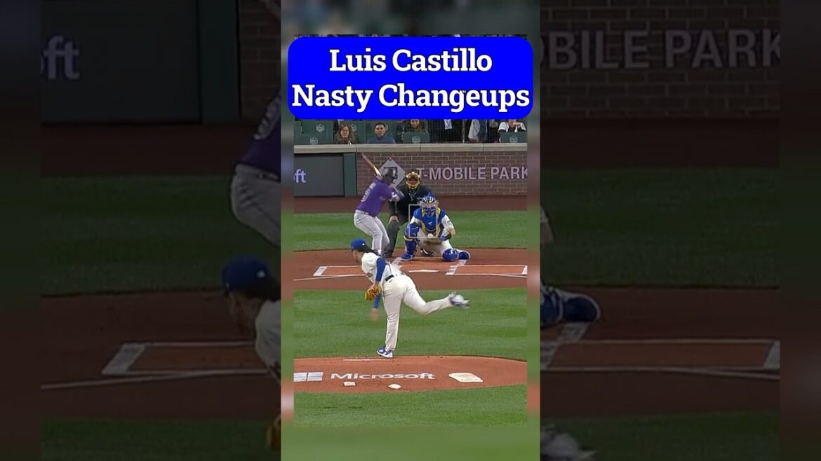 Luis Castillo Nasty Changeups #mlb #baseball #mariners #luiscastillo #changeup #mariners