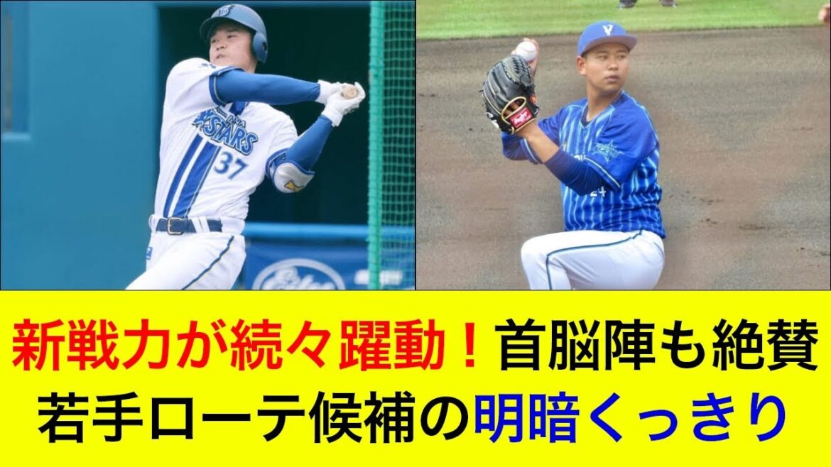 【村田コーチも絶賛】新戦力がライブBPで続々躍動!若手ローテ候補は明暗分かれる…【横浜DeNAベイスターズ】 【村田コーチも絶賛】新戦力がライブBPで続々躍動!若手ローテ候補は明暗分かれる…【横浜DeNAベイスターズ】