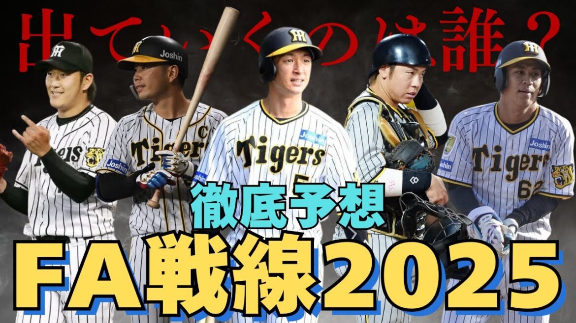 【阪神タイガースFA戦線】選手を一挙紹介！去就を徹底予想！【2025年考察】