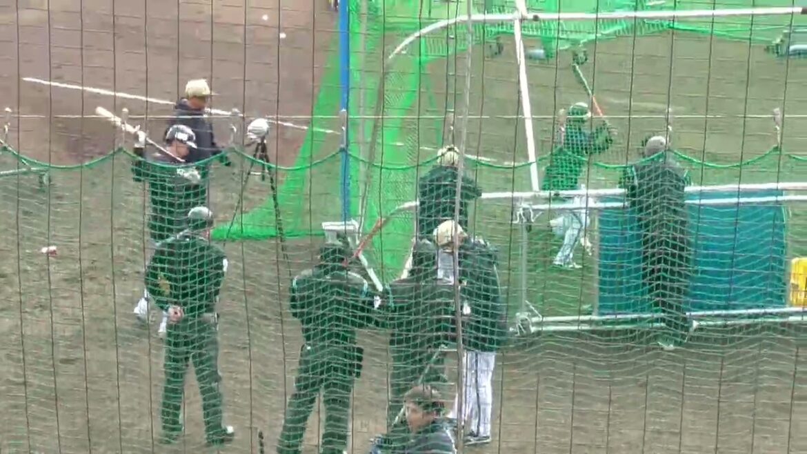 【プロ野球】2025年2月7日　オリックス　キャンプ　『A組　バッティング』