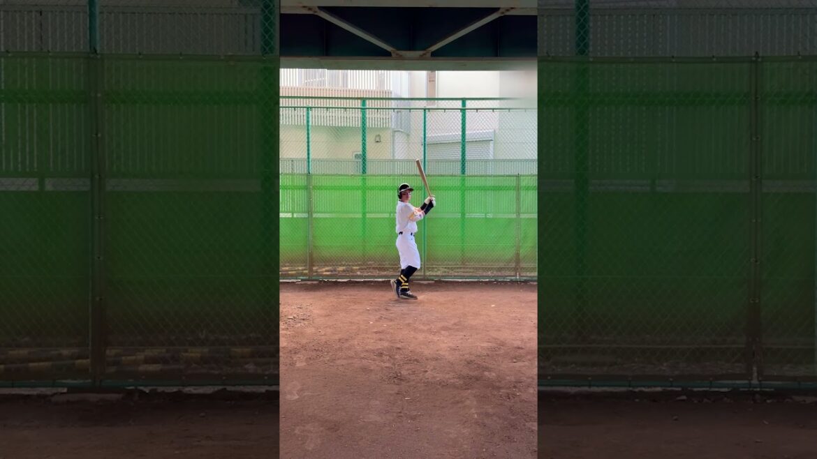 プロスピのアーチストみたいな確信ホームランを打つ牧原大成選手