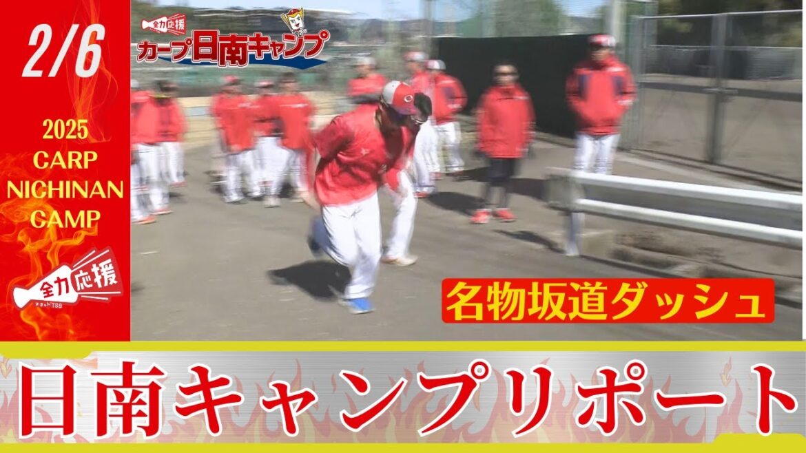 【日南キャンプ】2/6は名物坂道ダッシュ!林晃汰に「晃汰~、がんばれー」【球団認定】カープ全力応援チャンネル 【日南キャンプ】2/6は名物坂道ダッシュ!林晃汰に「晃汰~、がんばれー」【球団認定】カープ全力応援チャンネル