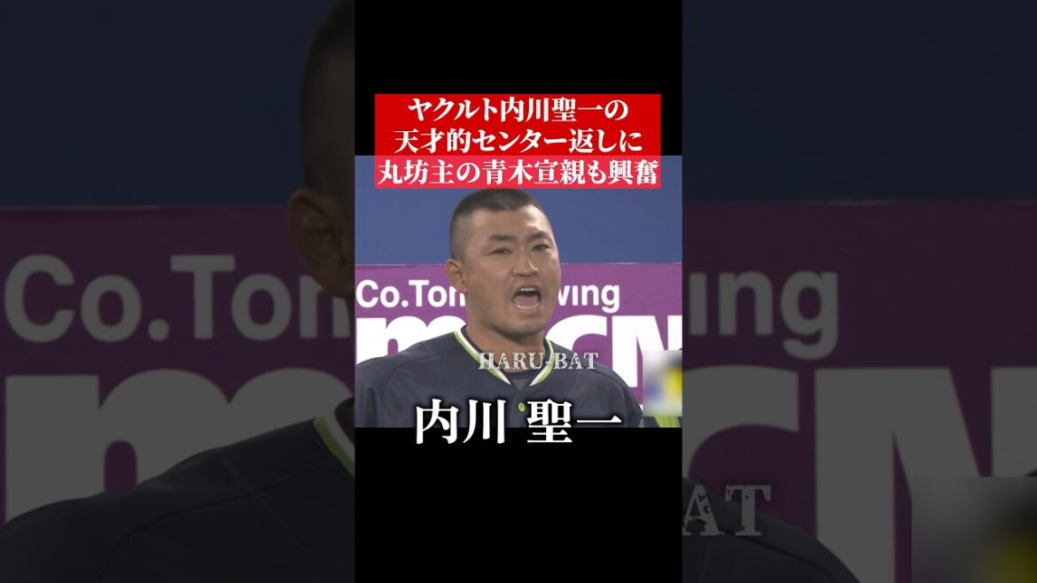 青木宣親も惚れる内川聖一のエグいセンター返し #shorts