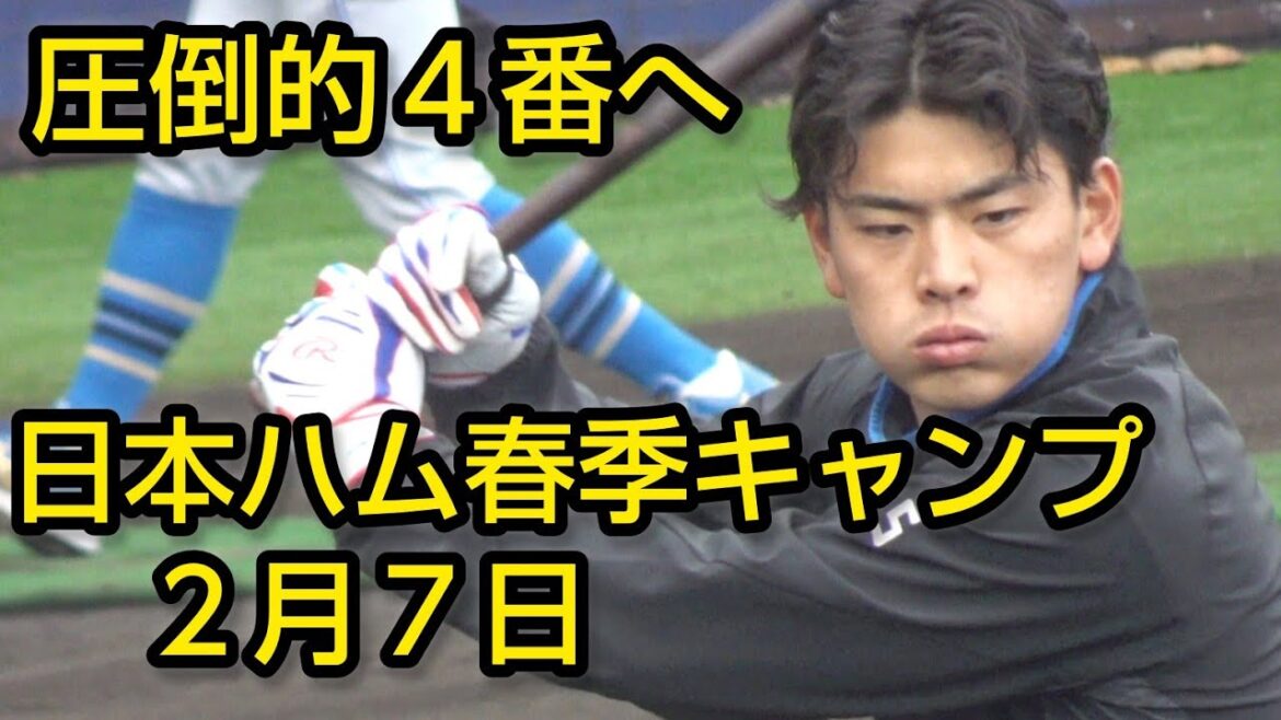 日本ハム春季キャンプ第2クール２日目2025.2.7