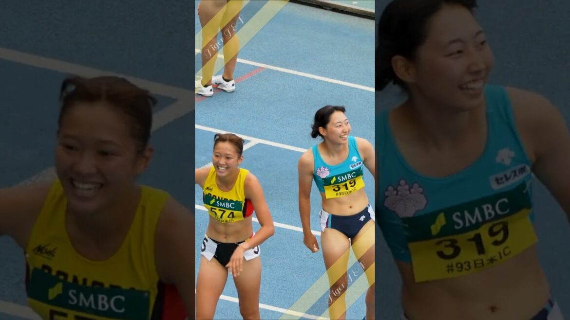 【渡辺愛】【勝くるみ】2024年全カレ女子800ｍ準決勝3組 #shorts