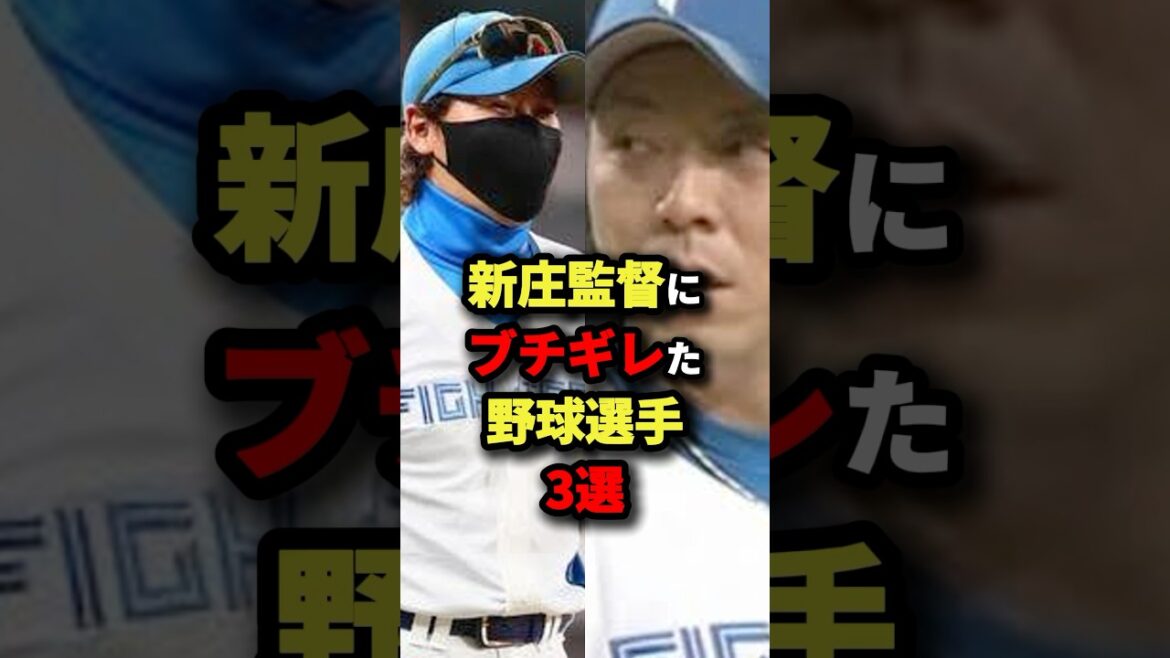 新庄監督にブチギレた野球選手３選#プロ野球 #shorts
