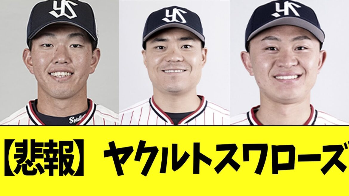 【悲報】ヤクルトスワローズ　ヤ戦病院開幕