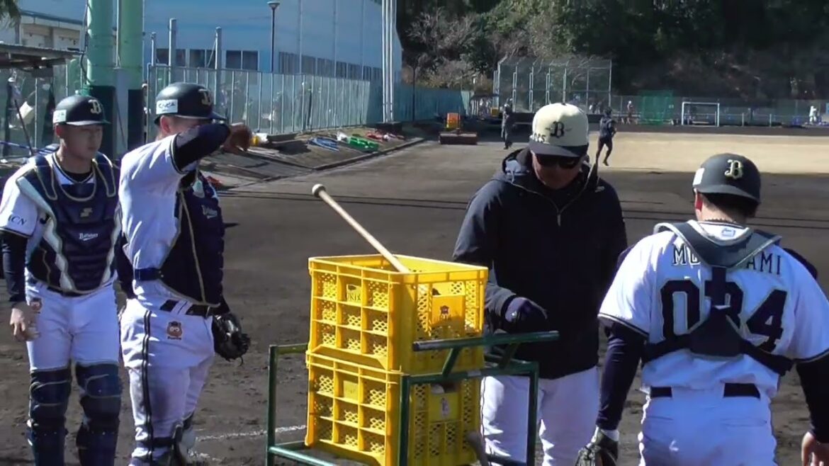 【プロ野球】2025年2月9日　オリックス　キャンプ　『捕手　午後からの個別指示』