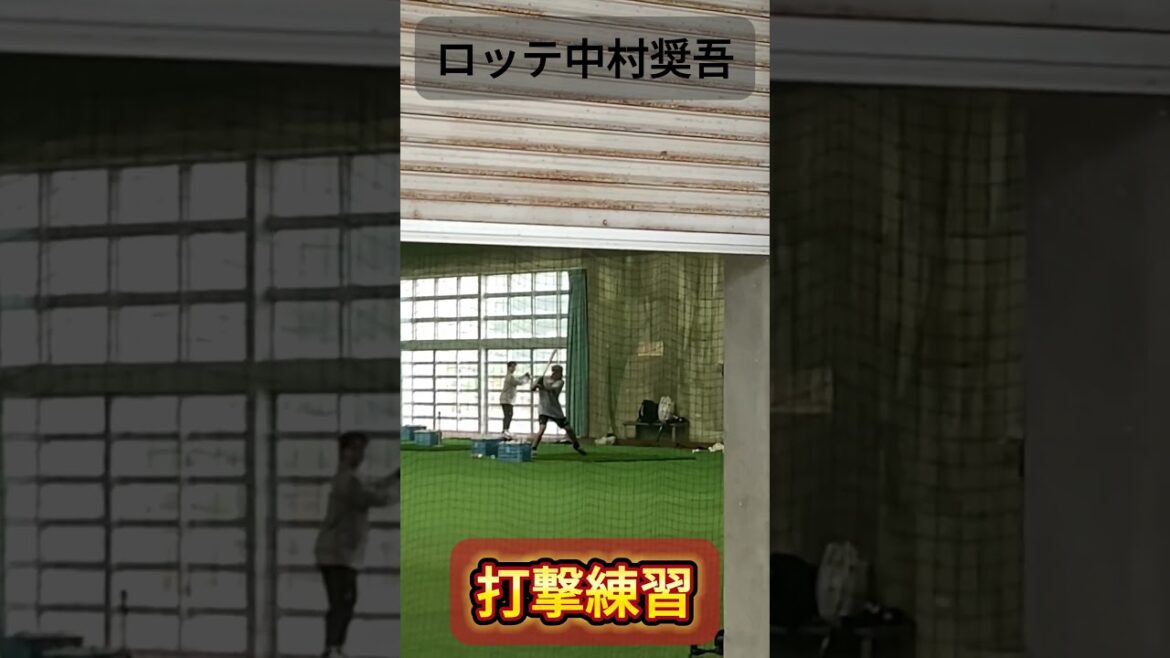春季キャンプ2025での中村奨吾選手（ロッテ）の打撃練習！#千葉ロッテマリーンズ #プロ野球 #春季キャンプ #中村奨吾 #バッティング #バッティング練習 #打撃 #打撃練習 #野球youtube