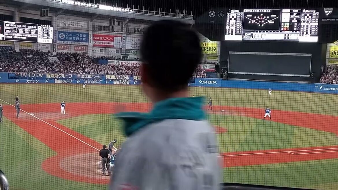 千葉ロッテマリーンズ vs 西武ライオンズ　荻野貴司　2024.9.22