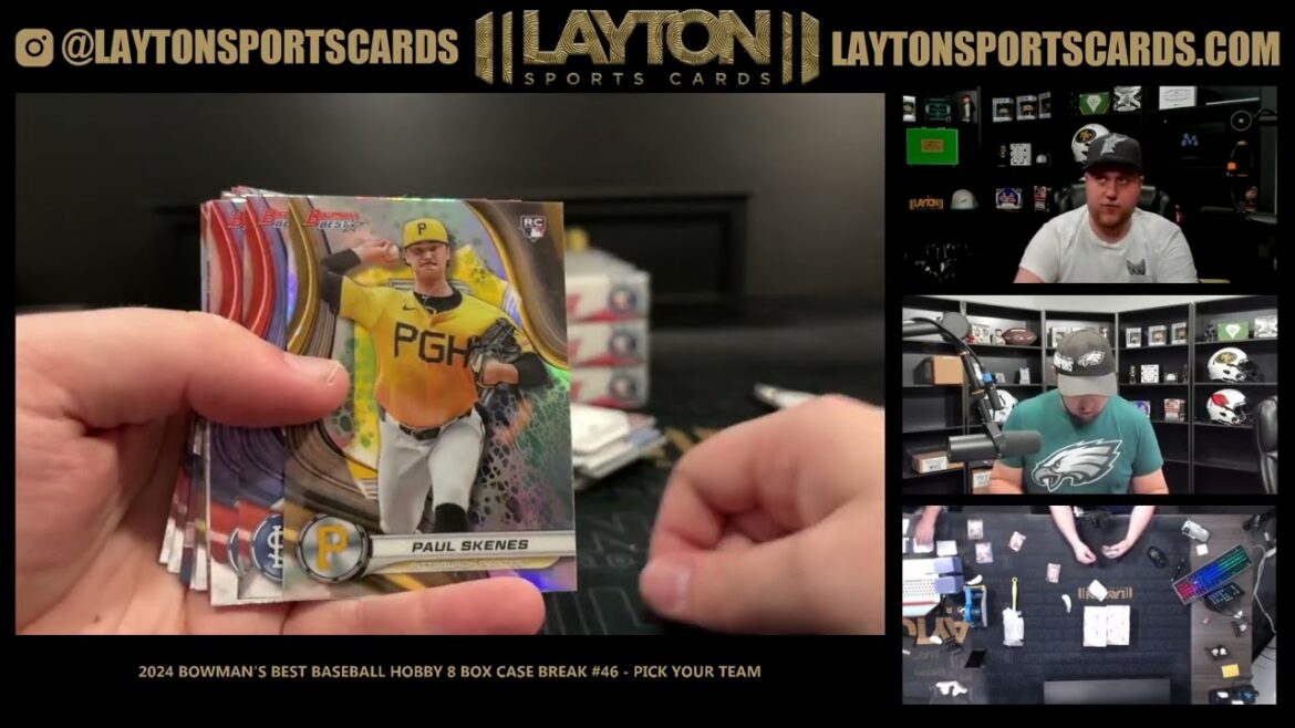 ANOTHER SKENES! 2024 Bowman’s Best Baseball Hobby 8 Box Case Break #46 PICK YOUR TEAM ANOTHER SKENES! 2024 Bowman's Best Baseball Hobby 8 Box Case Break #46 PICK YOUR TEAM