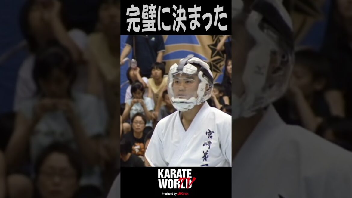 完璧に決まった三日月蹴り #karate #空手 #空手道 #martialarts #三日月蹴り #mikazukikeri #インターハイ #蹴り #legend