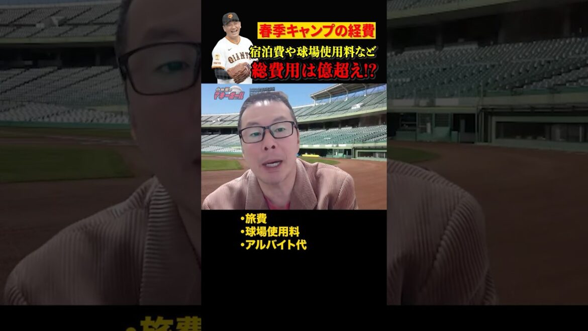 【春季キャンプの経費】ぜんぶで総額いくらかかる？ #春季キャンプ2025 #プロ野球 #キャンプイン