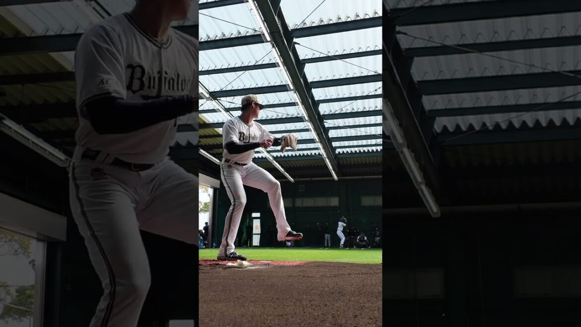山下舜平大投手のブルペン投球⚾️#山下舜平大 #ブルペン #オリックス