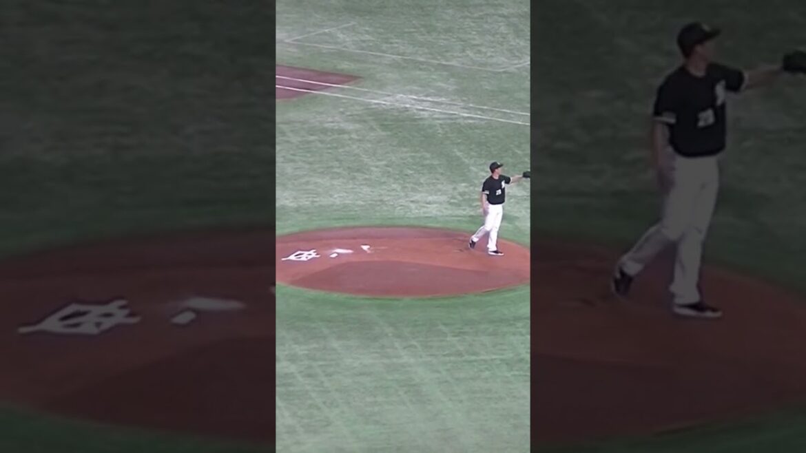 【野球選手フォーム集】マリーンズ西野勇士の投球フォーム（2024年6月6日 読売ジャイアンツ対 千葉ロッテマリーンズ）