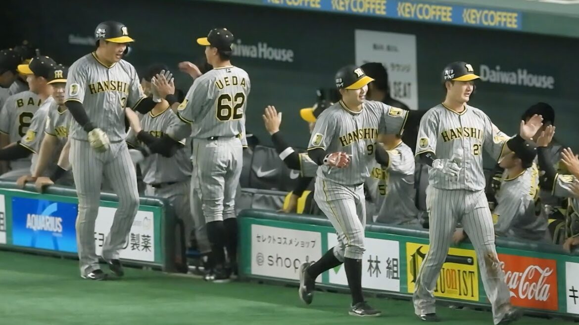 【満塁男】木浪聖也、満塁走者一掃の3点タイムリーツーベース！2024.8.13