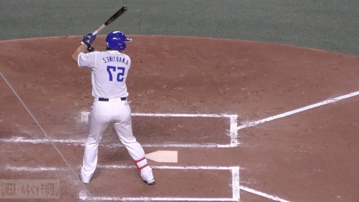 アリエル・マルティネス　左打ちにしてみた‼️