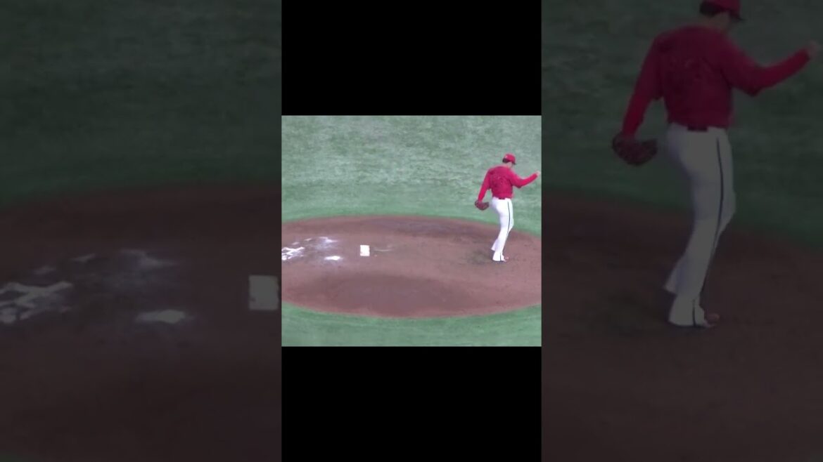 カープ島内颯太郎の投球フォーム【 読売ジャイアンツ対 広島カープ2024年4月13日】