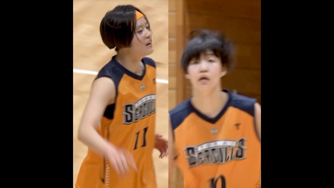 東海大福岡 新•福岡女王2年生スコアラーコンビ🔥新人戦V導く 東口紅愛(2年｜170cm｜No.11) 浜口ゆず (2年｜170cm｜No10)[福岡新人大会2025] #高校バスケ #shorts