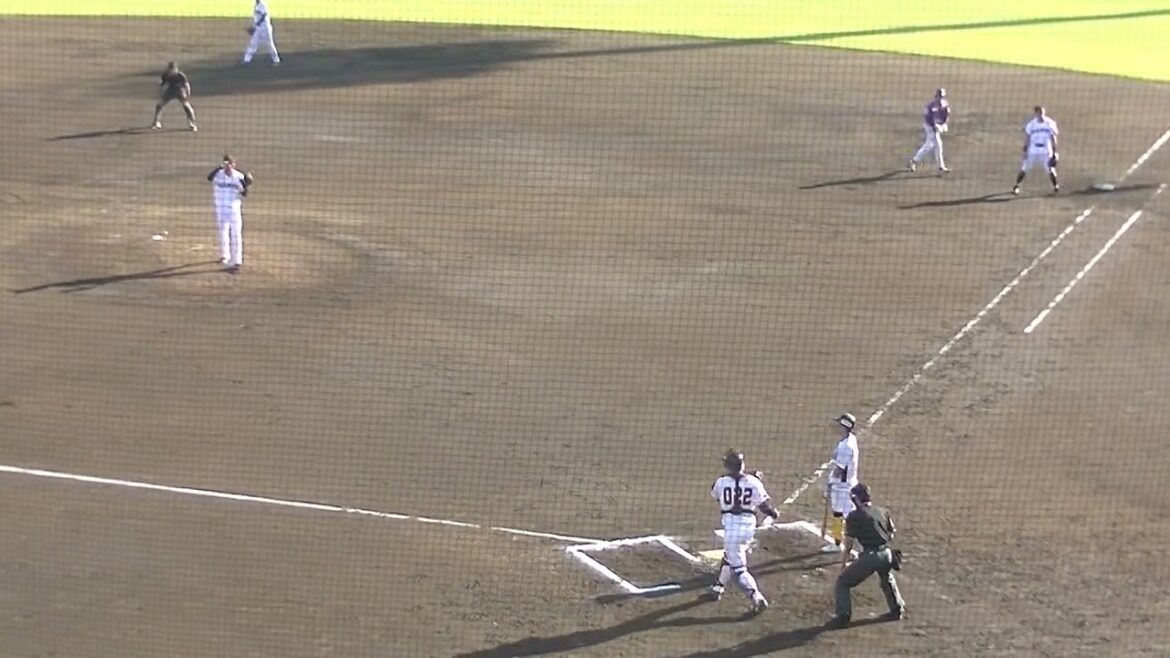 巨人 田村朋輝〜群馬ダイヤモンドペガサス國弘愛斗をファーストゴロに打ち取る（2024年9月12日 読売ジャイアンツ3軍 対 BCL選抜）