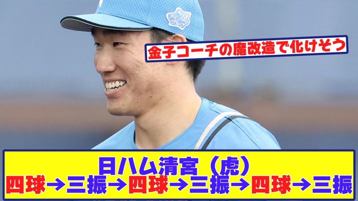 日本ハム最速161キロ右腕・清宮虎多朗３奪三振デビュー【野球反応まとめ】