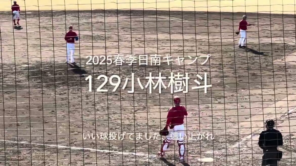 育成の小林が紅白戦に登板、今日の投球は復活を期待できる内容、目指せ支配下【2025.2.10春季日南キャンプ】#広島カープ#2025春季日南キャンプ#天福球場#紅白戦#小林樹斗 育成の小林が紅白戦に登板、今日の投球は復活を期待できる内容、目指せ支配下【2025.2.10春季日南キャンプ】#広島カープ#2025春季日南キャンプ#天福球場#紅白戦#小林樹斗
