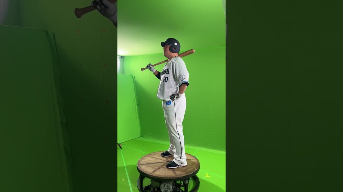 【人間オルゴール】中村剛也選手がくるくる回る・・・？