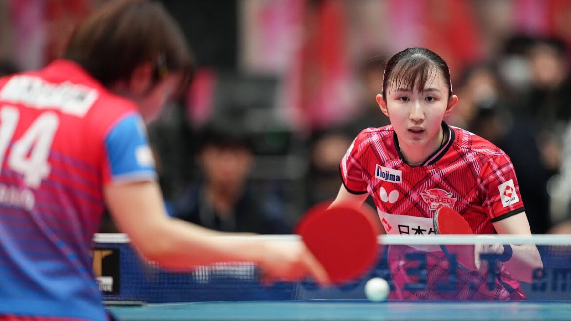 平野美宇 vs 早田ひな TBESTGAME 木下アビエル神奈川 vs 日本生命レッドエルフ ノジマTリーグ2023-2024プレーオフ女子ファイナル 3月24日 代々木第二体育館【卓球Tリーグ公式】