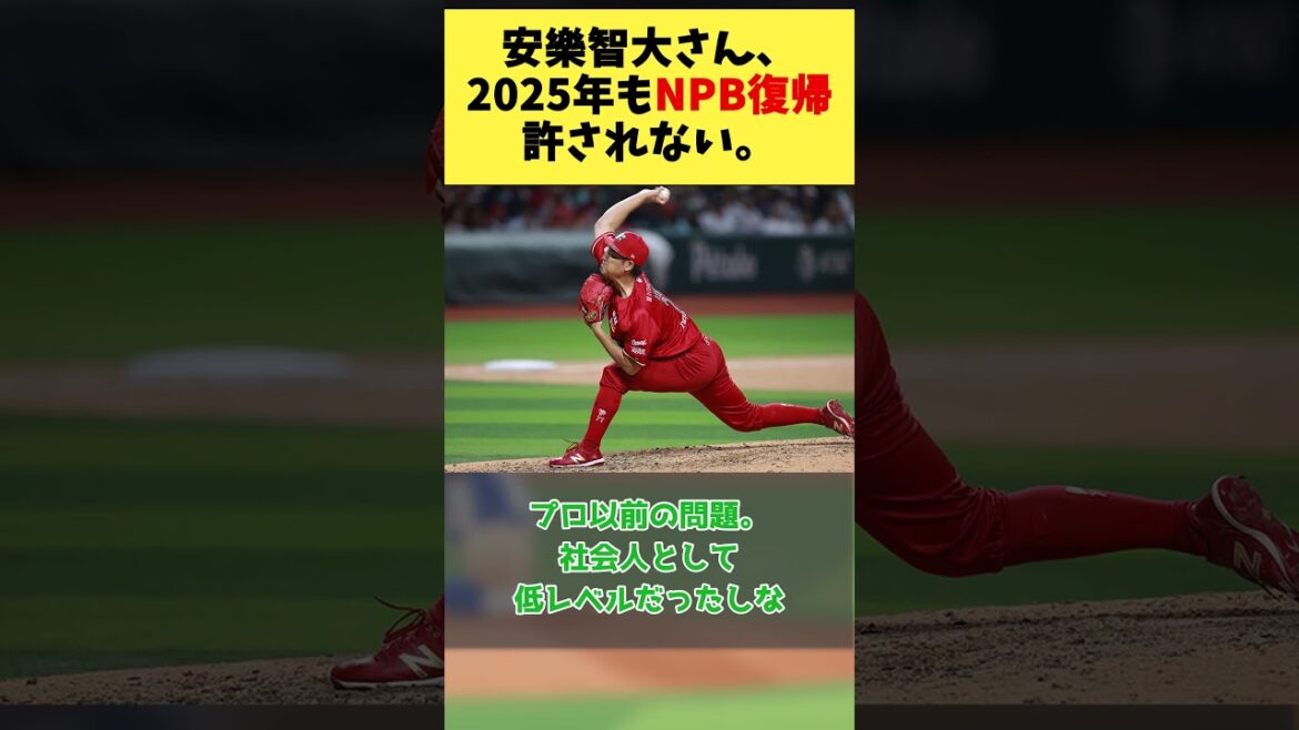 安樂智大さん、2025年もNPB復帰許されない。【なんj野球】【2ch5ch】#shorts  #プロ野球スレ #野球 #プロ野球なんj