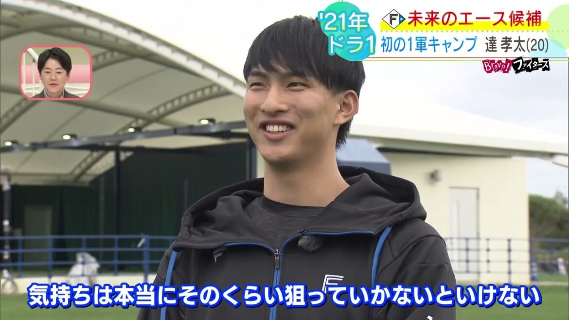 【ファイターズ】プロ4年目の覚醒へ 達孝太投手キャンプのテーマは「アピール」 【ファイターズ】プロ4年目の覚醒へ 達孝太投手キャンプのテーマは「アピール」