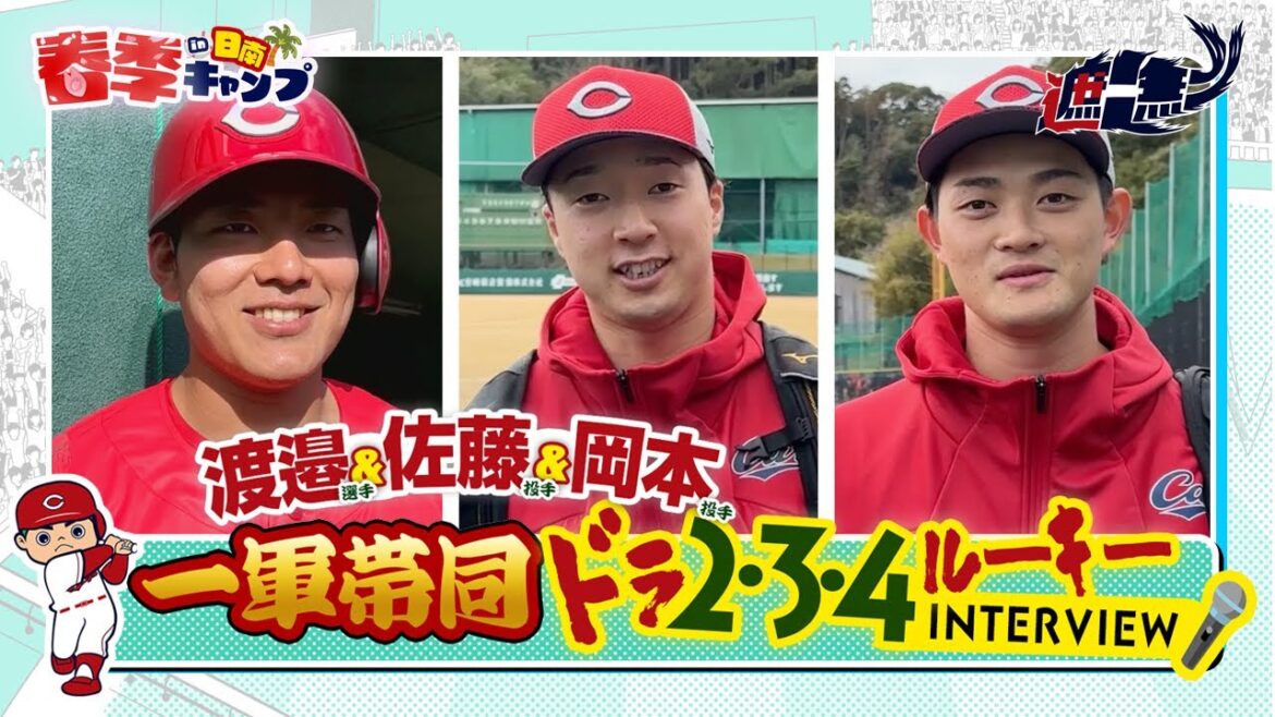 一軍帯同ルーキー選手へインタビュー