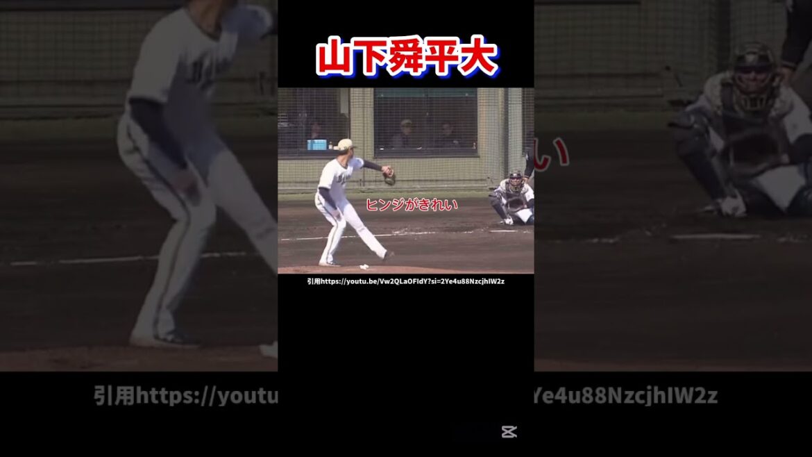 山下舜平大のピッチングフォーム解説#オリックスバファローズ #プロ野球 #野球