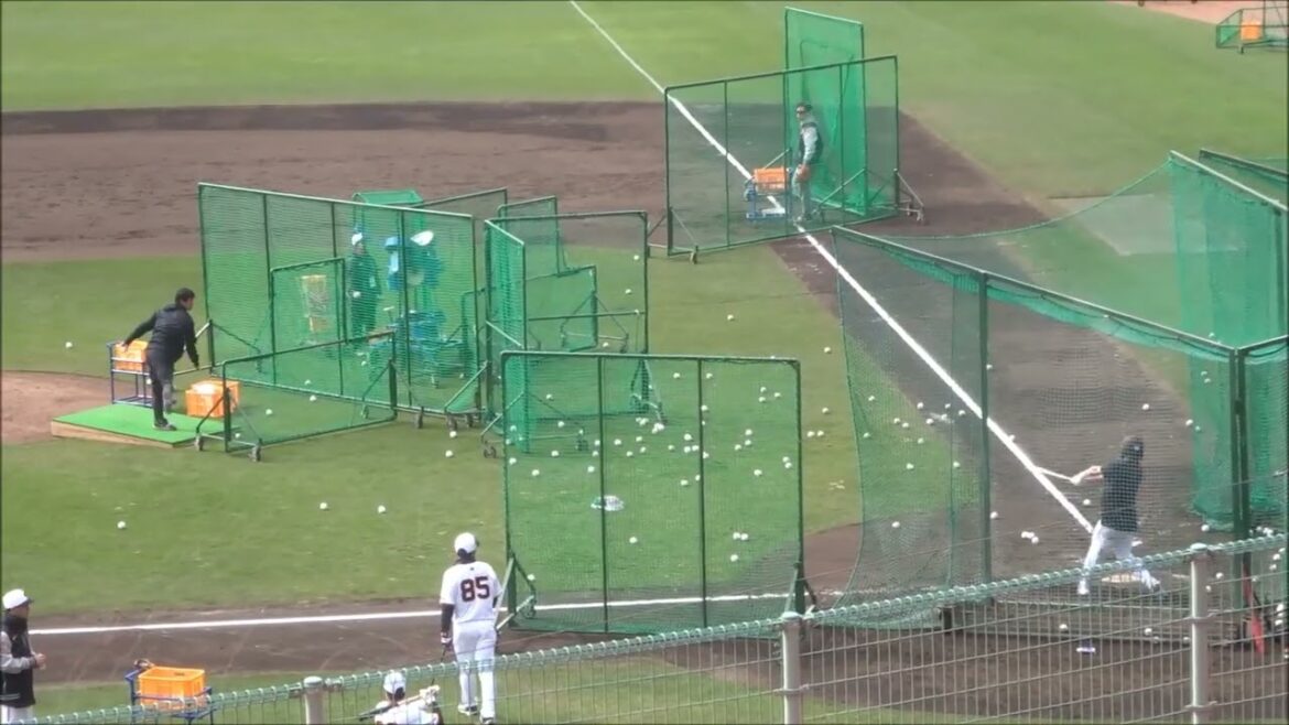 小林誠司、フリーバッティング（2025.02.15） ～読売ジャイアンツ宮崎春季キャンプ2025～
