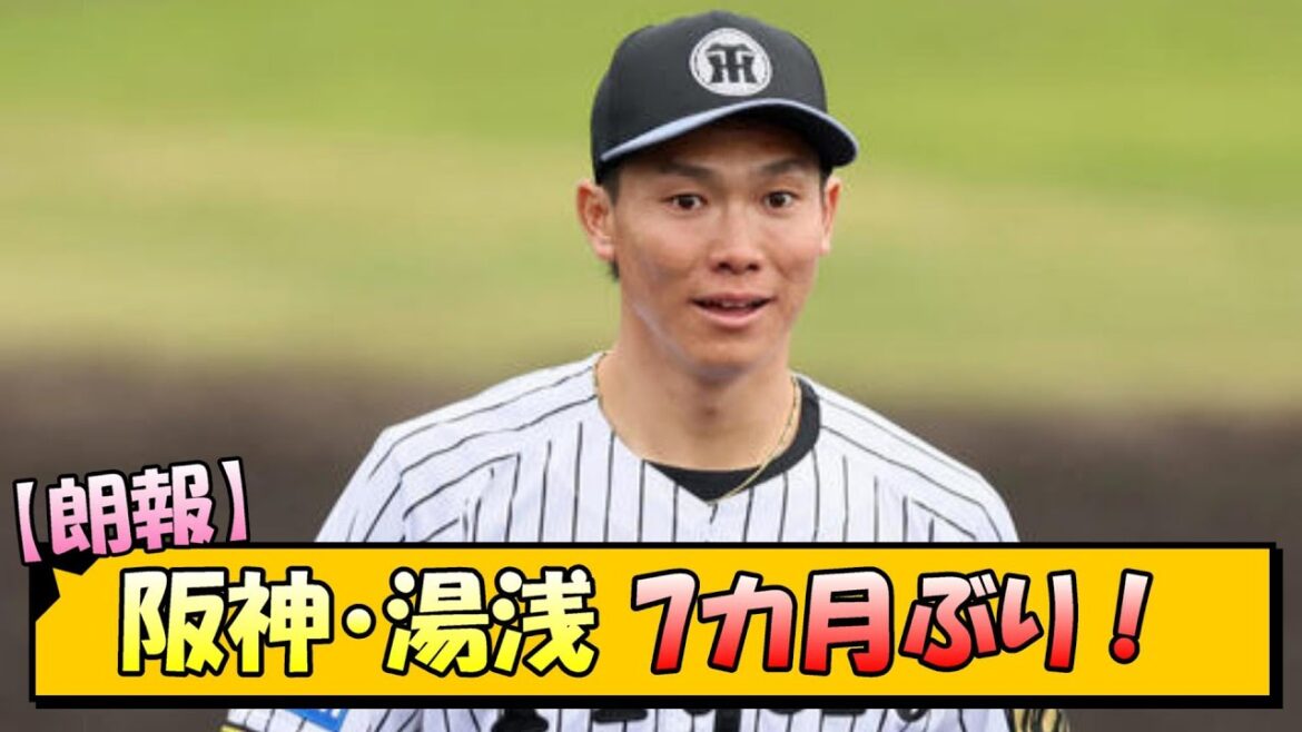 【朗報】阪神・湯浅 7カ月ぶり！【なんJ/2ch/5ch/ネット 反応 まとめ/阪神タイガース/藤川球児】