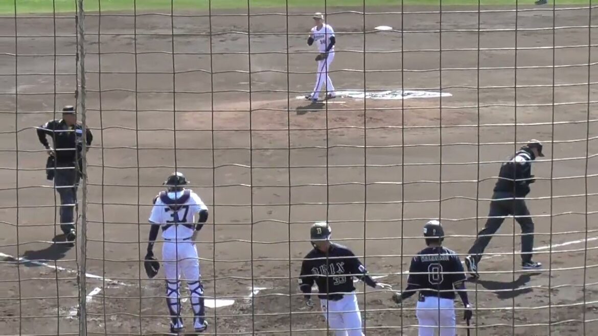 【プロ野球】2025年2月17日　オリックス　キャンプ　『紅白戦　2回表　ホームラン2本』