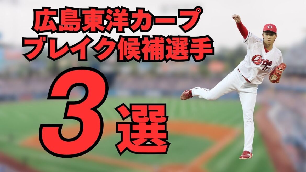 2025年広島東洋カープブレイク選手候補3選
