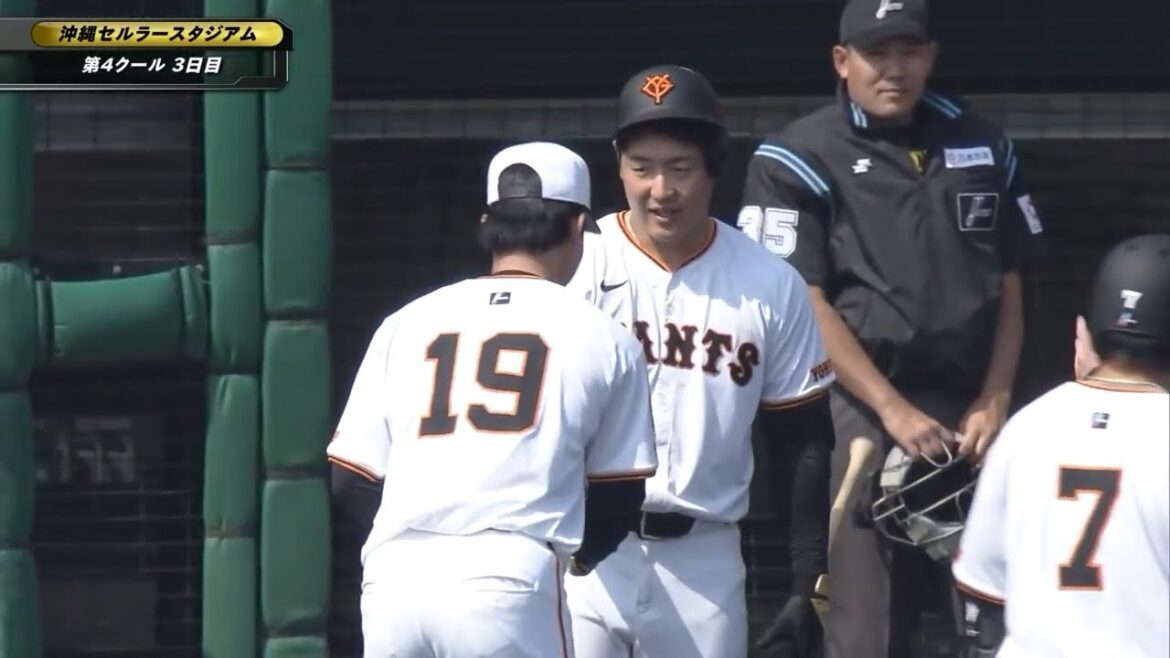 【春季キャンプ】シート打撃 "岡本和真" 4安打【巨人】