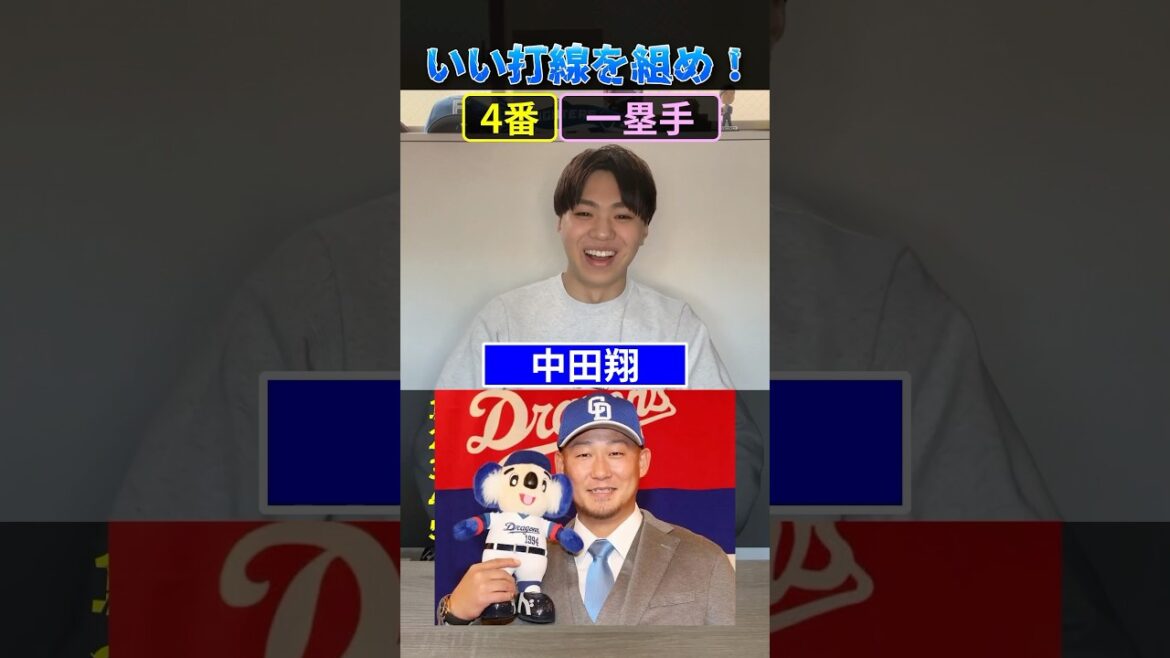 【プロ野球クイズ】即興でいい打線を組め！#プロ野球 #北海道日本ハムファイターズ #中日ドラゴンズ #東北楽天ゴールデンイーグルス