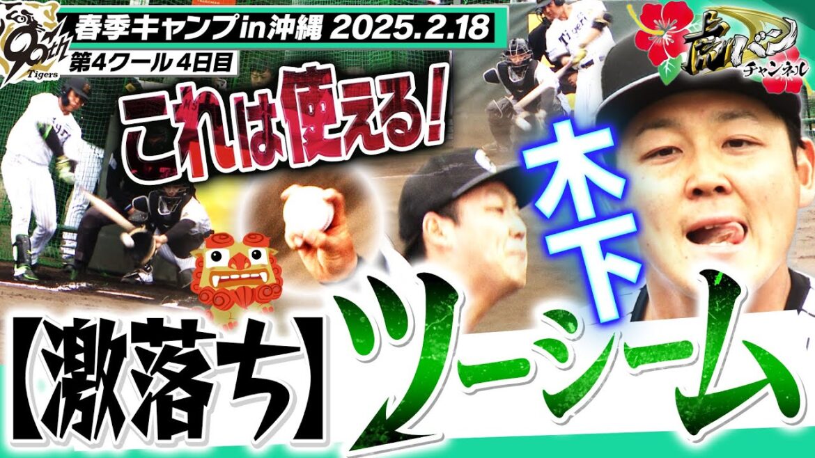 【ベールを脱いだルーキー】ドラ3 木下が実戦初登板！"落ちすぎる"ツーシームにバットが空を切る！阪神タイガース密着！応援番組「虎バン」ABCテレビ公式チャンネル