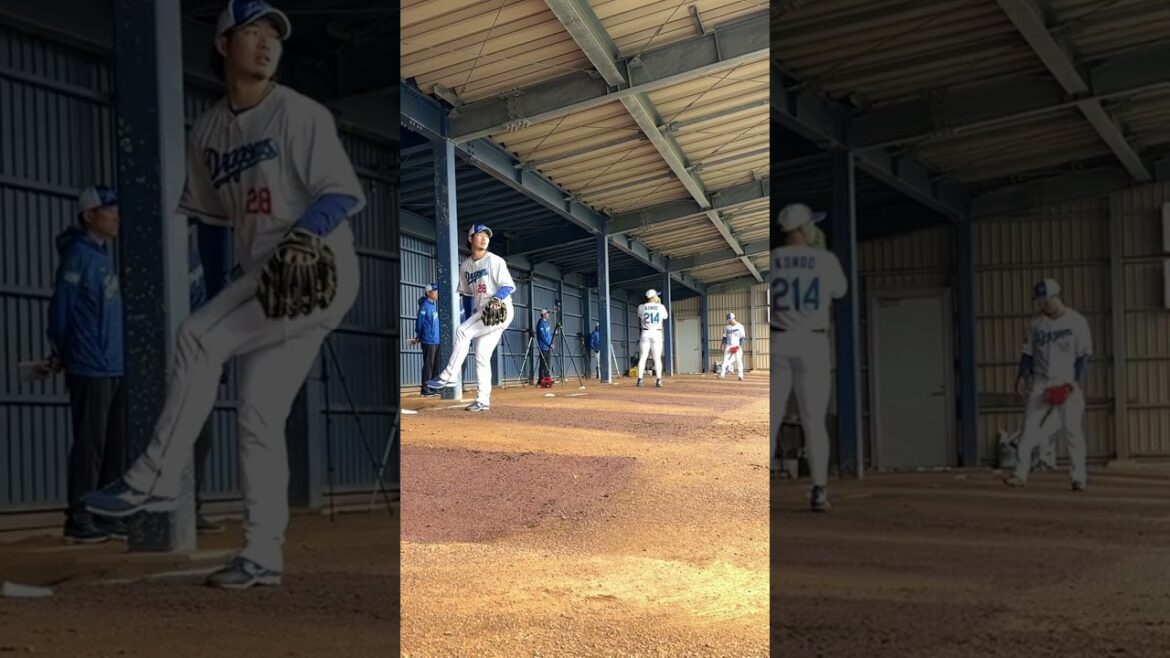 【投手・森博人】投球フォームのスロー映像 【5時スタ】 #中日ドラゴンズ #沖縄キャンプ #森博人 #shorts