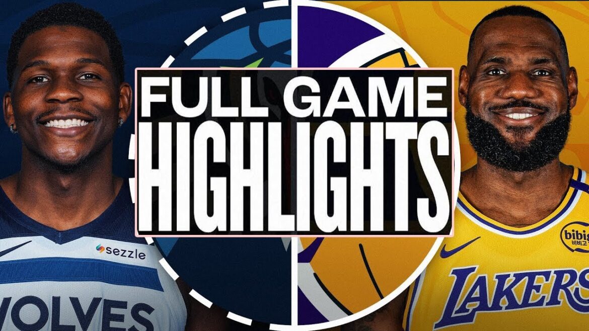 Los Angeles Lakers VS Minnesota Timberwolves Full Game Highlights Feb 16,2025 NBA Season 2024-25