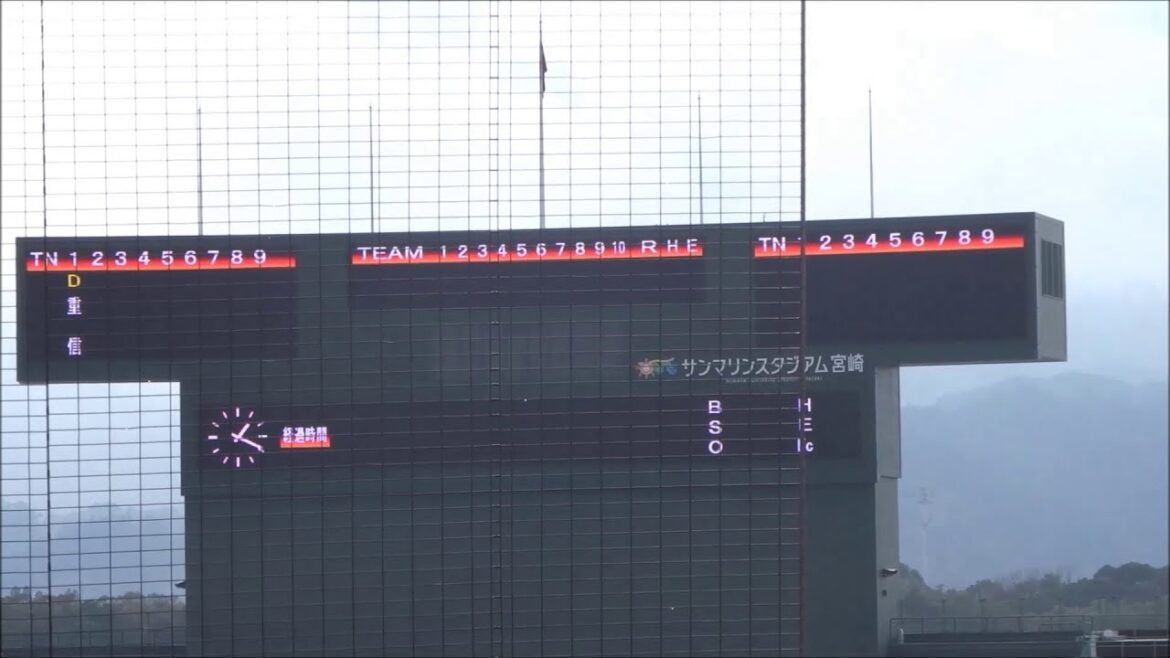 巨人2・3軍紅白戦（2025.02.16）先発オーダーの発表