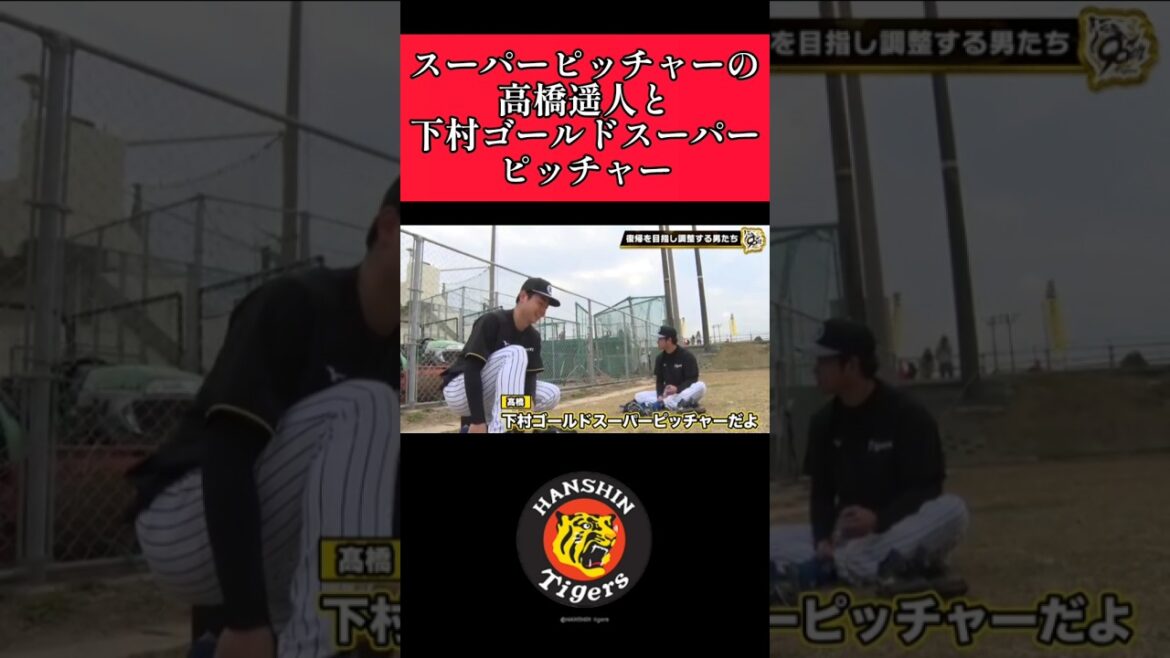 【阪神】高橋遥人『下村ゴールドスーパーピッチャー』 #阪神 #阪神タイガース #高橋遥人 #下村海翔  #shorts