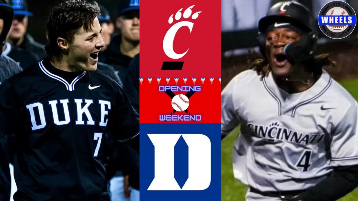 Cincinnati vs #11 Duke (Great Game!) | 2025 College Baseball Highlights